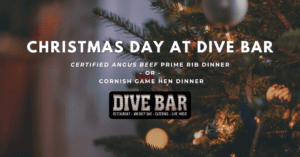 Christmas Day at Dive Bar Como open 2024 December 25 Prime Rib Cornish Hen