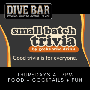 Small Batch Trivia at Dive Bar Columbia Missouri games Geeks Who Drink