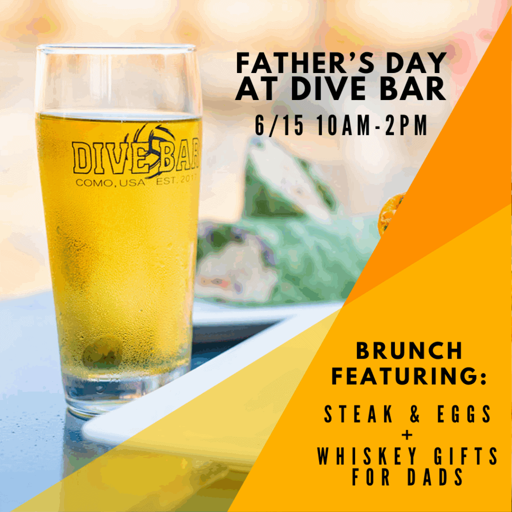 Father's Day Brunch at Dive Bar flyer