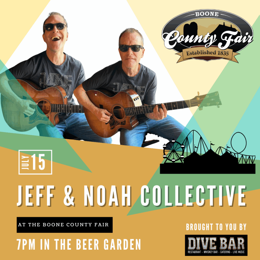 Jeff and Noah at the Boone County Fair Flyer