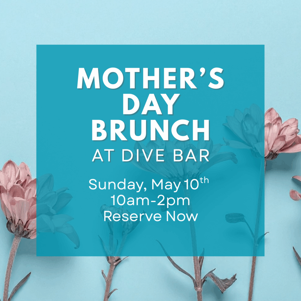 Mother's Day Brunch flyer for Dive Bar.