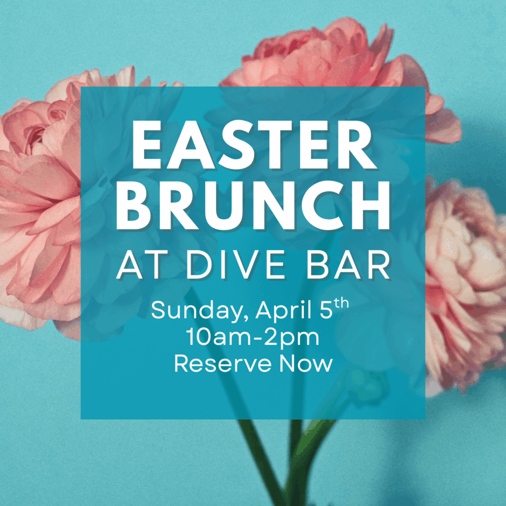 Easter Brunch at Dive Bar flyer.